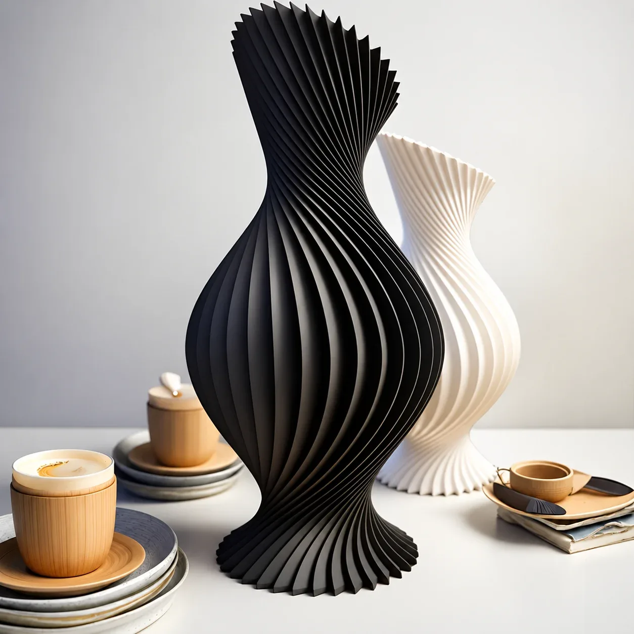 3D Flower Shape Vase